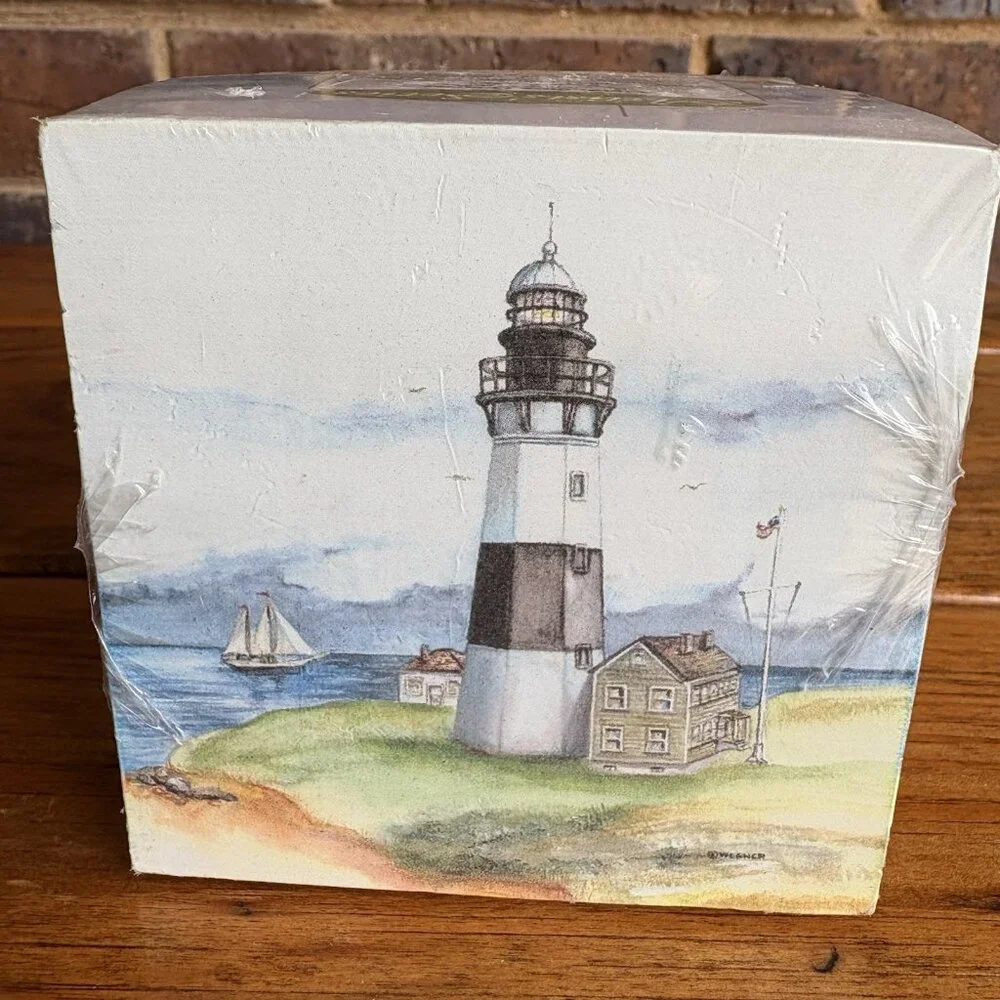 Vintage Note Cube Lighthouse Quartet By Wendy Wagner 700 Sheets 3.5x3.5”